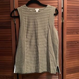 Bundle for 50% off! - J Crew green and white striped top
